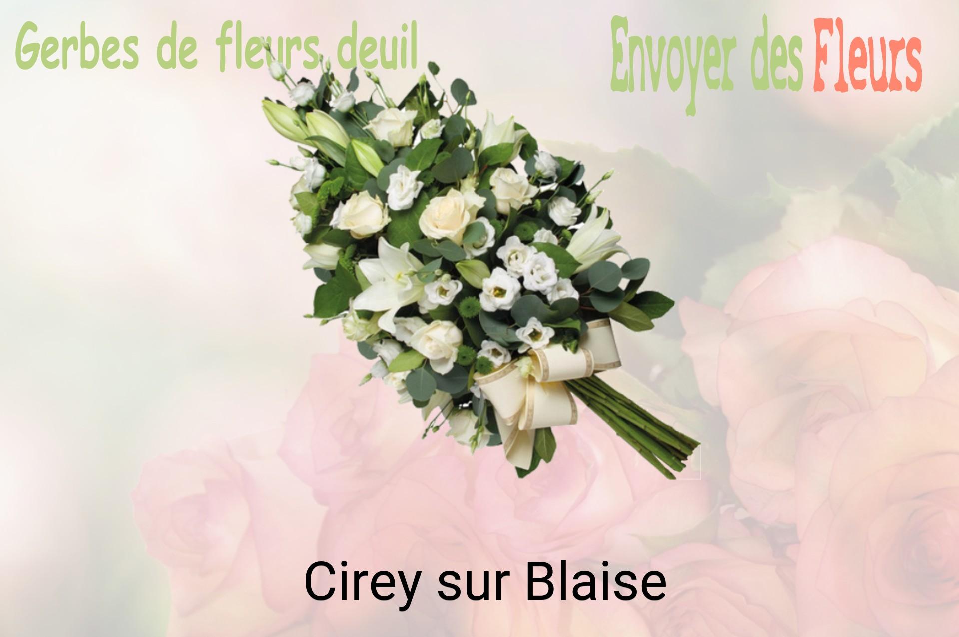 Gerbe de fleurs de deuil livrée à Cirey-sur-Blaise